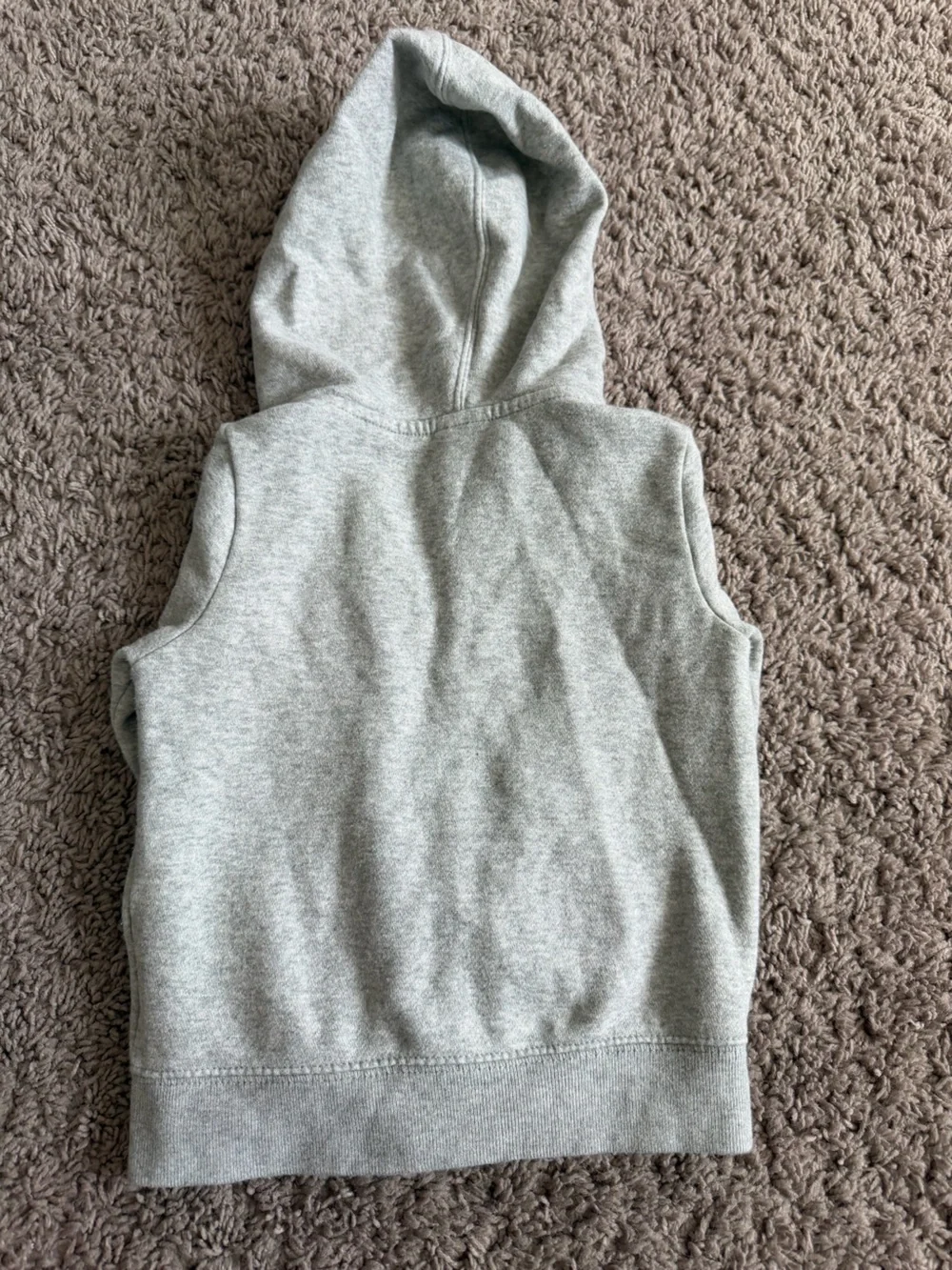 Preloved Light Gray Hoodie with Pink Lettering